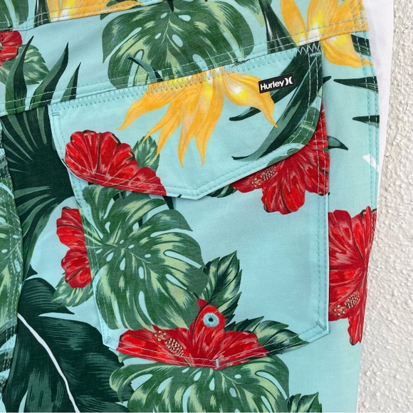 Hurley Hawaiian Board Shorts 32 - Picture 8 of 13